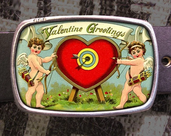 Valentine's Day Cupid Belt Buckle