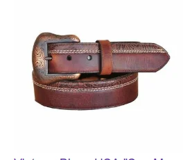 Vintage Bison Men's San Marcos Belt - VB9132