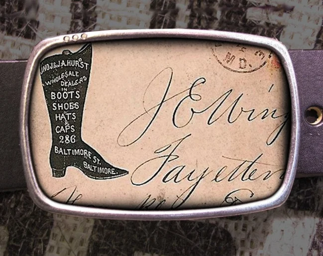 Vintage Boot and Shoe Belt Buckle