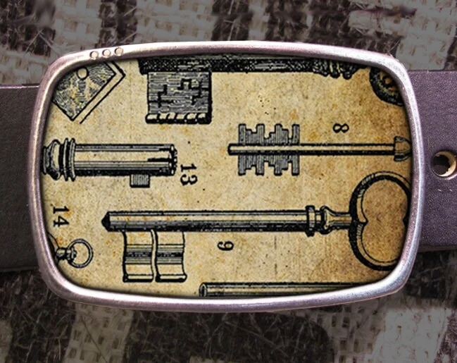 Vintage Keys Belt Buckle