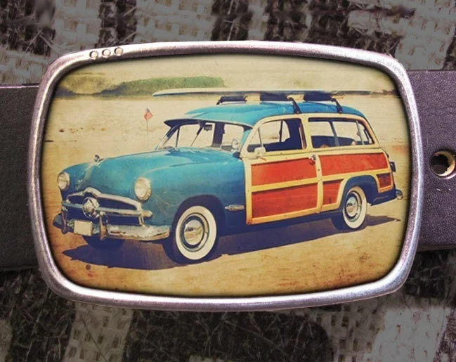 Woody Caravan Belt Buckle